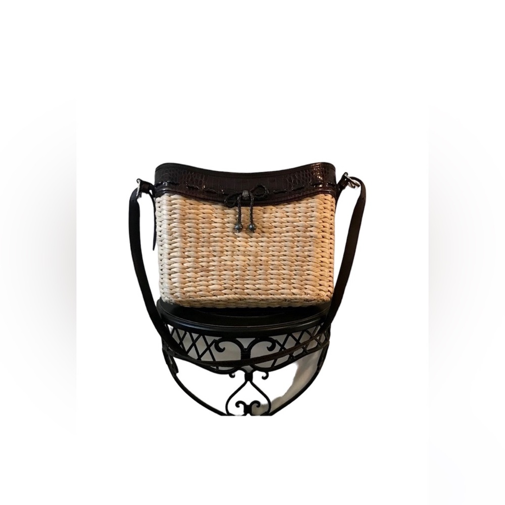 FREE SHIPPING Brighton Straw Bag with dust bag Please note size